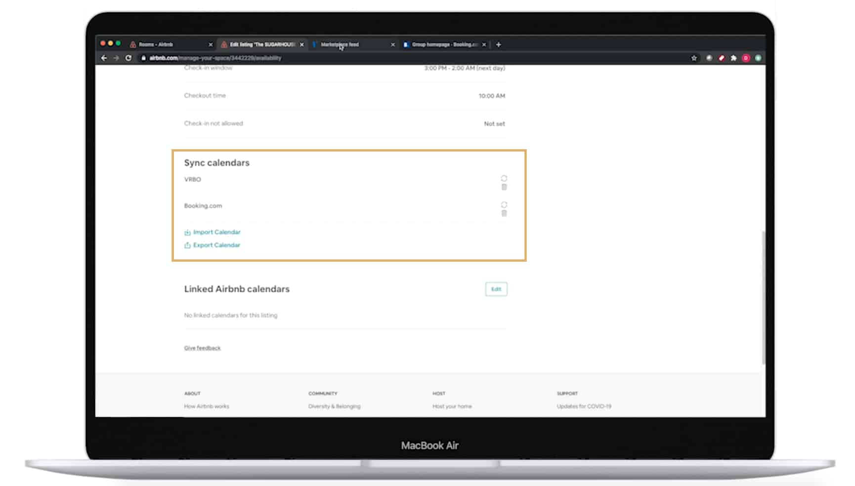 Sync Vacation Rental Booking Calendars on Airbnb VRBO Booking com